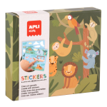 APLI edukační hra se samolepkami - Safari, 3+