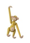 Kay Bojesen Denmark Monkey Mini soška žlutá - Kay Bojesen Dřevěná opička Monkey Mini Vintage Yellow 9,5 cm, žlutá barva