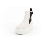 Dámské kotníkové boty Mayze Chelsea Suede W 382829 02 Ecru s černou - Puma ecru-černá 40