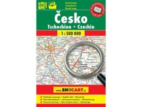 Česko automapa 1:500 000 (velké písmo)