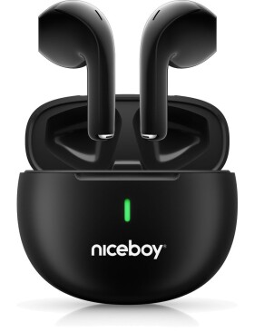 Niceboy Hive Beans POP černá / Bezdrátová sluchátka / mikrofon / Bluetooth 5.3 / IPX4 (hive-beans-pop-black)