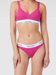 Dámská tanga F3786E VHZ tm.růžová - Calvin Klein S tm.Růžová