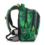 Školní batohový 3-dílný set Bagmaster LUMI 25 B FOTBAL (batoh,penál,sáček na cvičky)