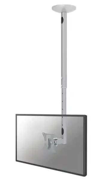 Neomounts FPMA-C050SILVER stříbrná / držák monitoru na strop / velikost 10-30" / VESA 50x50 - 100x100 / nosnost 20 kg (FPMA-C050SILVER)