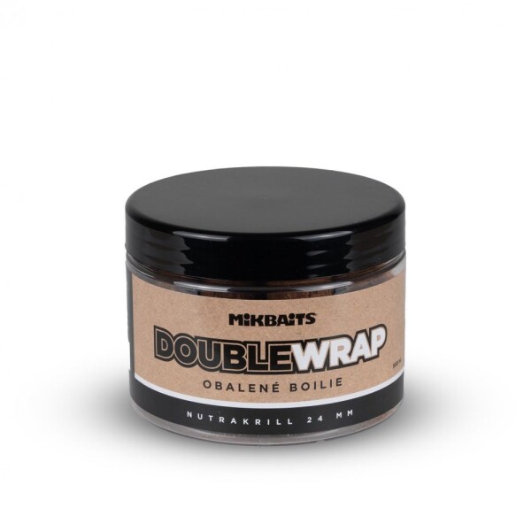 Mikbaits Boilie ManiaQ Double Wrap NutraKRILL 500ml - 20mm,Mikbaits Boilie ManiaQ Double Wrap NutraKRILL 500ml - 20mm