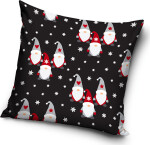 Dekorační polštářek Vánoční Skřítci a Vločky