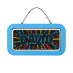 Neonová cedulka se jménem - David - Albi