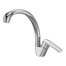 Mereo Dřezová stojánková mimoúrovňová baterie, Pego s ramínkem nad pákou, výška 240 mm, chrom CB20103P