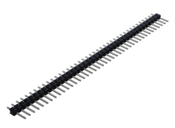 DuPont rovná kolíková lišta - 40Pin, samec černá