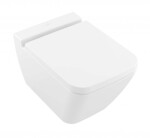 VILLEROY & BOCH - Finion Závěsné WC, DirectFlush, CeramicPlus, Stone White 4664R0RW