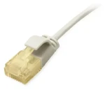 Equip SlimFlex šedá / Patch kabel / Cat6a U/UTP / 0,5 m / PoE+ / LSZH (626702)