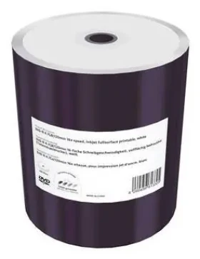 MediaRange DVD-R 4.7GB 16x / Optické médium / 100 ks / Shrink / Inkjet Printable (MR413-SHRINK)