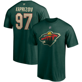 Fanatics Pánské Tričko Kirill Kaprizov #97 Minnesota Wild Authentic Stack Name Number Velikost: