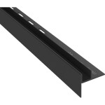 MEXEN - Line-B spádová lišta pro sklo 180 cm levá, černá 187004180L