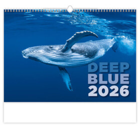 Kalendář nástěnný 2026 - Deep Blue
