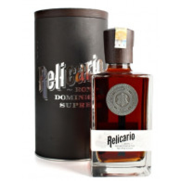 Relicario Ron Dominicano SUPREMO Solera Rum 15y 40% 0,7 l (tuba)