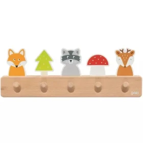 GOKI Dětský věšák Lesní zvířátka (60662)