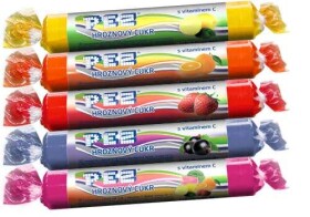 PEZ hroznový cukr Mandarinka s vitamínem C 39g