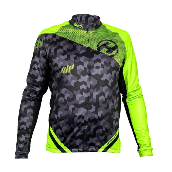 Dres zateplený HAVEN STRATO men black/green, velikost 3XL (Zateplený dres)