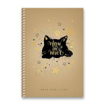 KROUŽKOVÝ BLOK SHKOLYARYK WISH - A5, ČTVEREČKOVANÝ, 96 LISTŮ