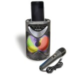 Bontempi Bezdrátový reproduktor s mikrofonem a RGB osvětlením 12,5x12,5x18 cm, Bontempi, W061247