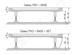 RAVAK - Galaxy Pro Chrome Sprchová vanička Gigant Pro-100 Chrome, 1200x800 mm, bílá XA04G401010