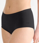 SLOGGI GO SENSE - 2 ks bezešvé kalhotky s vysokým pasem z mikro modalu Sloggi BLACK XL