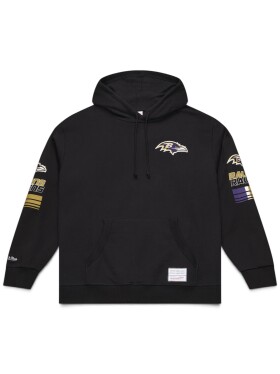 Mitchell & Ness Pánská mikina Baltimore Ravens NFL Triple Check Hoodie Velikost: XL