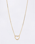 ENAMEL Copenhagen Necklace, Organic Heart 925S/GP/M