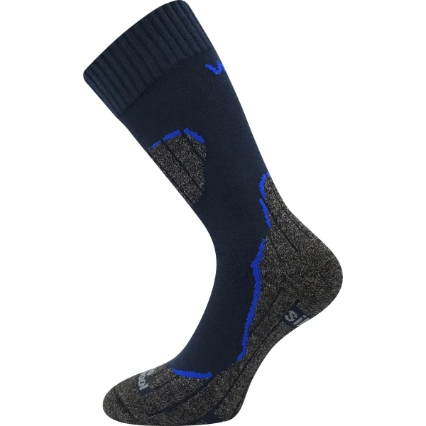 VOXX Ponožky dvouvrstvé thermo z merino DUALIX se stříbrem TMAVĚ MODRÉ 35-38 109000