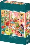 PIECES PEACE Čtvercové puzzle Hudební pokoj s balkonem