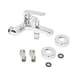 Vanová baterie SAT Feel bez sprchového setu 150 mm chrom SATBSFEEL222 SATBSFEEL222