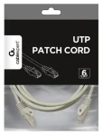 UTP patchkabel Cat.6 3m šedý / Patch kabel / měď / UTP / cat. 6 (PP6U-CU-3M)