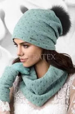 Dámské rukavice Cal 18.962 tyrkysové - Kamea UNI turkus