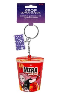 KPop Demon Hunters Klíčenka - Mira Spice Queen Noodles