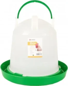 Flamingo Twist Napáječka pro drůbež kulatá zelená/bílá 7l (FLA-310030)