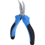 Knipex 26 26 200 T Půlkulaté kleště s břity VDE s připevňovacím okem 200mm / úzké ploché kleště /40° / délka čelistí:73m (26 26 200 T)