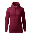 Cape mikina dámská garnet 2XL