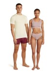 Dámská merino podprsenka ICEBREAKER Wmns Merino Rib Lotus Bra, Pink Quartz velikost: L
