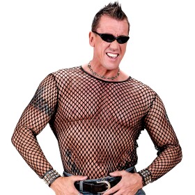 Síťované tričko černé pánské Velikost: XL-XXL