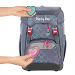 Školní batoh Step by Step GRADE - Glitter Heart Hazle