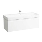 Laufen - Pro S Umyvadlo, 120x47 cm, 1 otvor pro baterii, s LCC, bílá H8149654001041