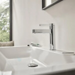 HANSGROHE - Finoris Umyvadlová baterie 110, výpustí Push-Open, EcoSmart, chrom 76023000