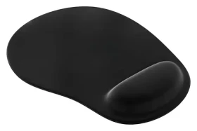 INCA IMPS-008 černá / Ergonomická podložka pod myš / silikon-gel / 245×220×3 mm / opěrka zápěstí (IMPS-008)