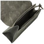 Módní dámská koženková kabelka do ruky Sira, šedá