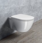 GSI - PURA ECO závěsná WC mísa, Swirlflush, 36x55cm, bílá ExtraGlaze 880711