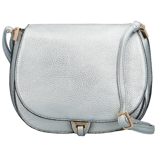 Sympatická dámská crossbody Zendaya, stříbrná