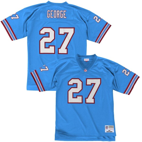 Mitchell & Ness Pánský dres Tennessee Titans NFL Eddie George #27 Tennessee Oilers Legacy Throwback Velikost: S