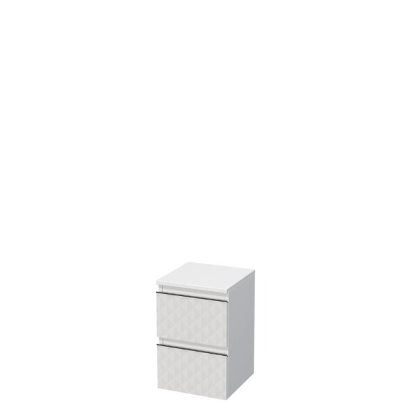 Koupelnová skříňka nízká SAT Cube Way 32,5x51x33 cm bílá mat CUBE3DN322ZBP CUBE3DN322ZBP