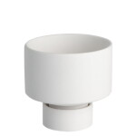 Storefactory Porcelánový svícen LIAVED White, bílá barva, porcelán